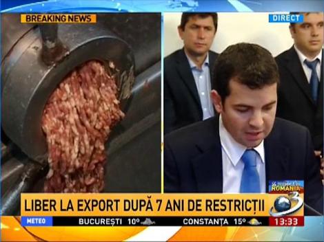 România poate exporta carne de porc în UE, după 7 ani de interdicţie