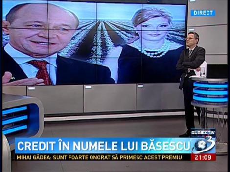 Subiectiv: Declaraţia Ioanei Băsescu, despre creditul pentru terenul din judeţul Călăraşi