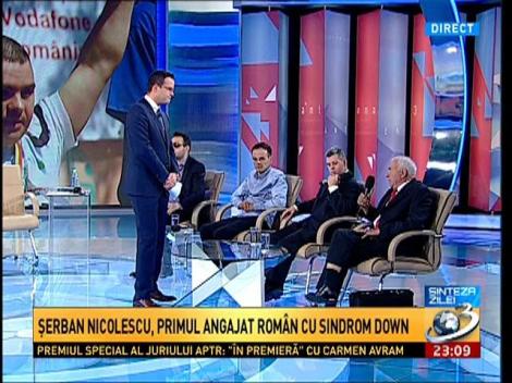Sinteza Zilei: Interviu cu Şerban Niculescu, primul angajat român cu sindrom Down