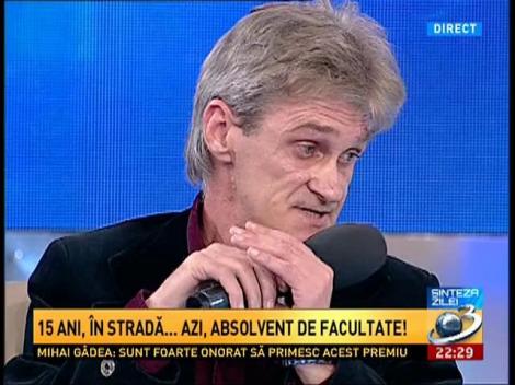 Sinteza Zilei: Răzvan Ion Marin, ieri boschetar, azi psiholog