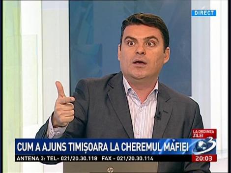 Radu Tudor: Timişoara este un oraş îngenuncheat de mafie, oraşul simbol al României