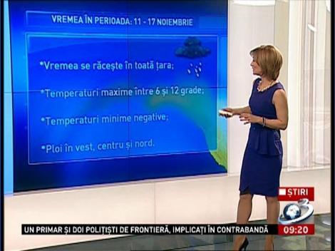 Prognoza meteo pentru urmatoarele doua saptamani