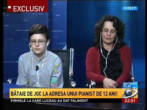 Tânărul pianist somat de FISC: M-am speriat şi m-am dus la mama să o întreb ce am greşit