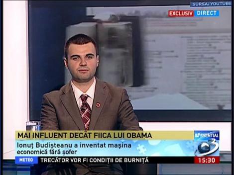 Ionut Budisteanu, adolescentul care a inventat masina fara sofer, la Antena 3