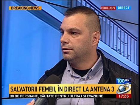 100 de Minute: Cine sunt eroii care au salvat-o pe femeia care ameninţa că se aruncă de la etajul 13