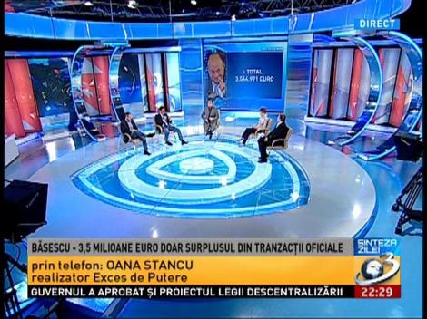 Sinteza Zlei: Tranzacţiile şi câştigurile lui Băsescu Traian