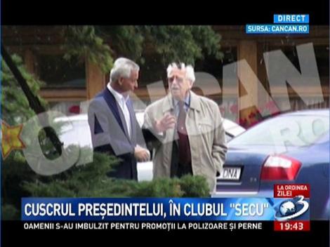 Imagini cu socrul lui Băsescu, la masă cu fost şef al Securităţii