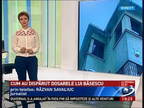 La Ordinea Zilei: Răzvan Savaliuc, despre cum au dispărut dosarele lui Băsescu
