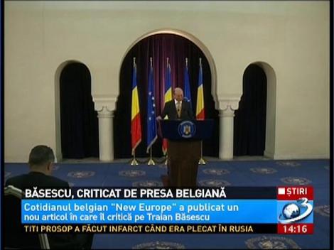 Răspunsul publicaţiei New Europe privind acuzaţiile lui Traian Băsescu