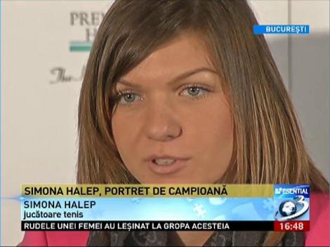 Campioana de tenis Simona Halep, despre succesul său
