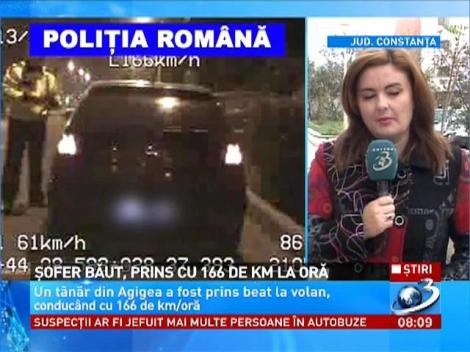 Sofer baut, prins cu 166 de kilometri la ora