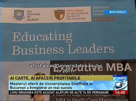 Masterul oferit de Universitatea din Sheffield în Bucureşti a înregistrat un real succes