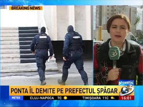 Ponta l-a demis pe prefectul şpăgar de Galaţi