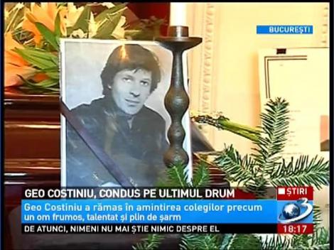 Imagini de la înmormântarea actorului Geo Costiniu