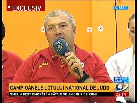 Campioanele Lotului Naţional de Judo, demonstraţie în direct la Sinteza zilei.
