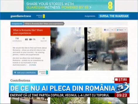 Fotografiile cu care românii vor să îi impresioneze pe jurnaliştii "The Guardian"