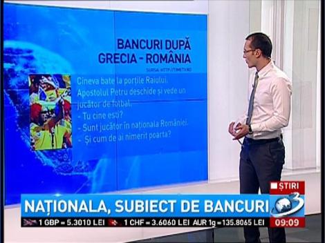 Bancuri după meciul Grecia - România