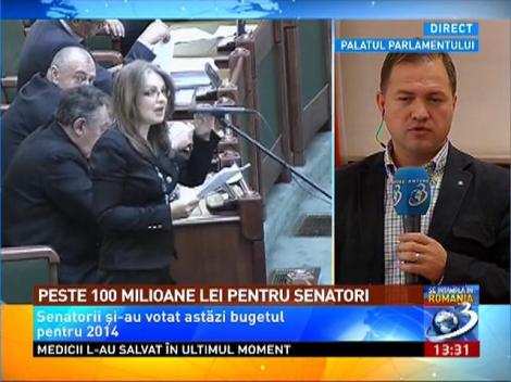 Senatorii şi-au votat bugetul pentru anul viitor
