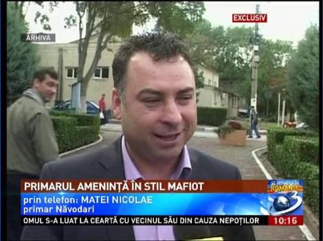Primarul din Năvodari, despre ameninţările în stil mafiot