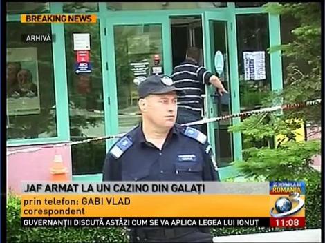 Jaf armat într-un cazino din Galaţi
