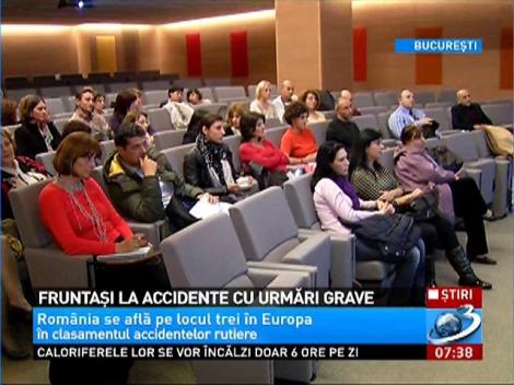 România este fruntaşă la accidente cu urmări grave
