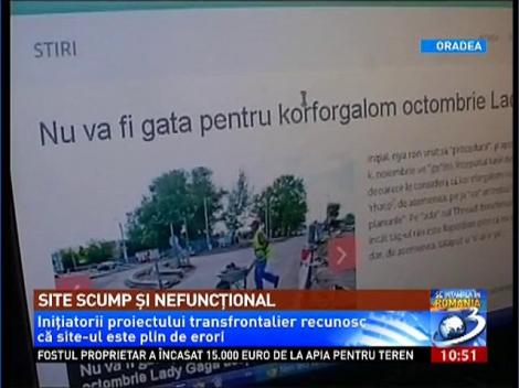 Erori şi traduceri haotice pe site-ul Primăriei Oradea