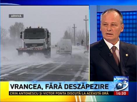 Vrancea, fără deszăpezire