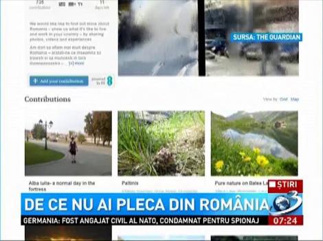 Redacţia The Guardian, uluită de fotografiile românilor: "Aveţi oraşe frumoase, o arhitectură fantastică şi peisaje montane uimitoare"