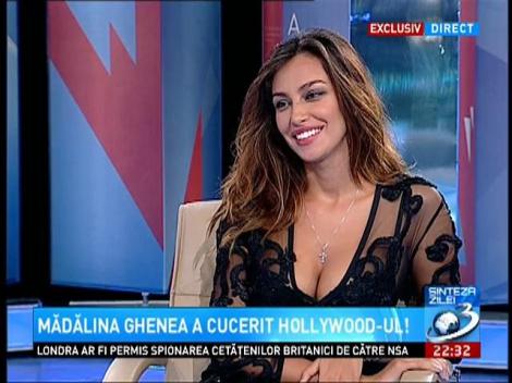 Mădălina Ghenea, emoţionată la Sinteza zilei