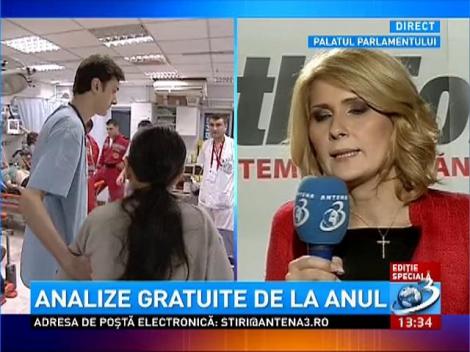 Vom avea analize gratuite de la anul