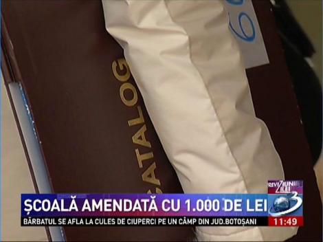 O şcoală generală din capitală a fost amendată cu 1000 de lei de Consiliul Naţional pentru Combaterea Discriminării