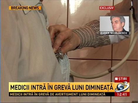 Negocierile dintre Ministerul Sănătăţii şi sindicalişti AU EŞUAT. Medicii intră în GREVĂ