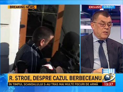Radu Stroe,despre cazul Berbeceanu