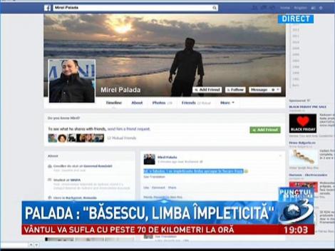 Palada: Băsescu, limbă împleticită