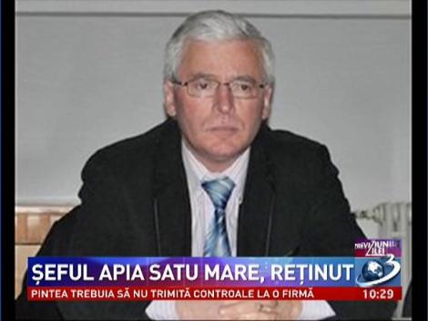 Şeful APIA Satu Mare, reţinut