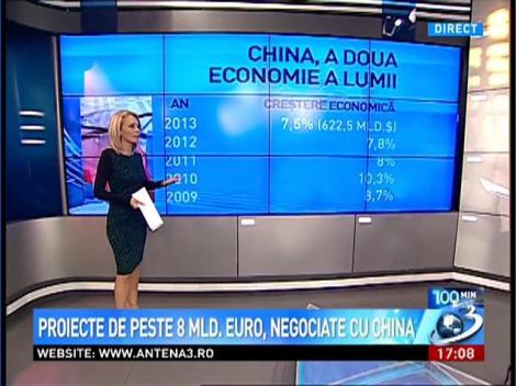 100 de Minute: Proiecte de peste 8 mld. euro, negociate cu China