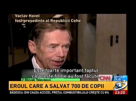 Sinteza Zilei: Eroul care a salvat în secret 700 de copii evrei