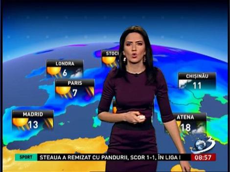 Prognoza meteo 25.11.2013