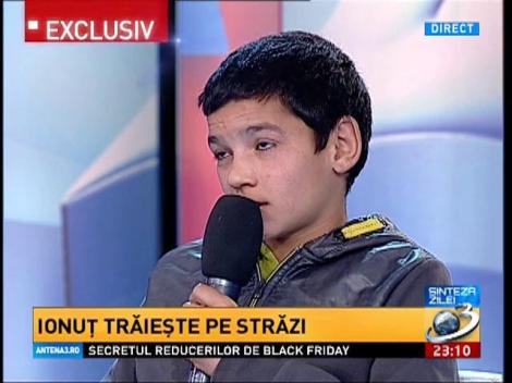 Sinteza Zilei: Visul lui Ionuţ, băieţelul de 12 ani care a trăit pe străzi