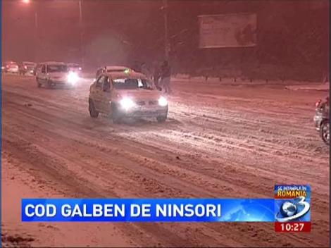 Cod galben de ninsori in 22 de judete