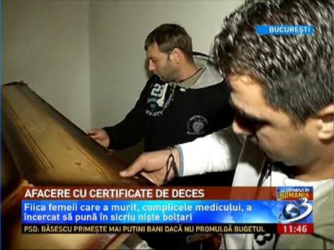 Bucuresti: Afacere cu certificate de deces