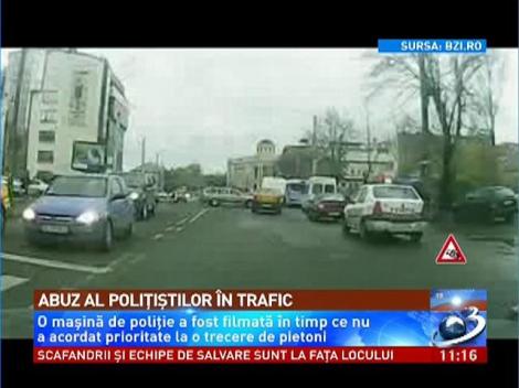 Abuz al poliţiştilor în trafic