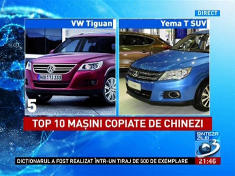 Sinteza Zilei: Top 10 maşini copiate de chinezi