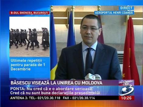 Ponta il ataca dur pe Basescu