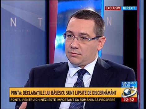 Sinteza Zilei: Ponta, despre termenul de "matrafoxat" folosit de purtătorul său de cuvânt