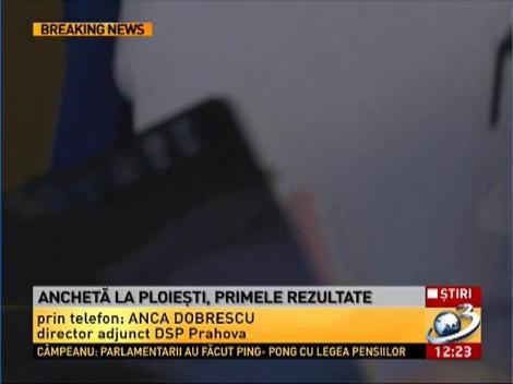 Ancheta la Ploiesti, primele rezultate