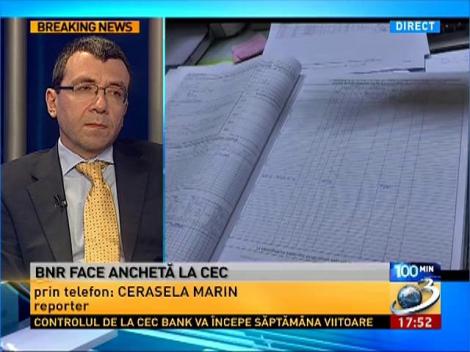 BNR face anchetă la CEC Bank