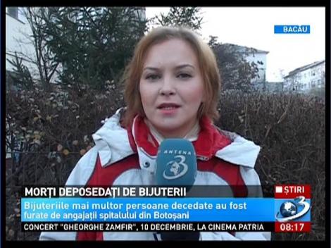 Botosani: Morti deposedati de bijuterii