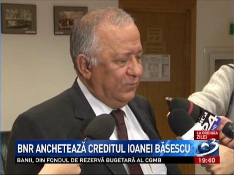 Nicolae Cinteză confirmă procesul de verificare al creditului obţinut de Ioana Băsescu