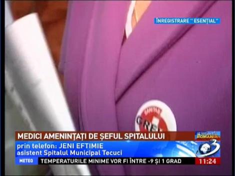 Situaţie dramatică la spitalul din Tecuci. Cadrele medicale sunt ameninţate că vor fi date afară, dacă vorbesc despre neregulile din instituţie